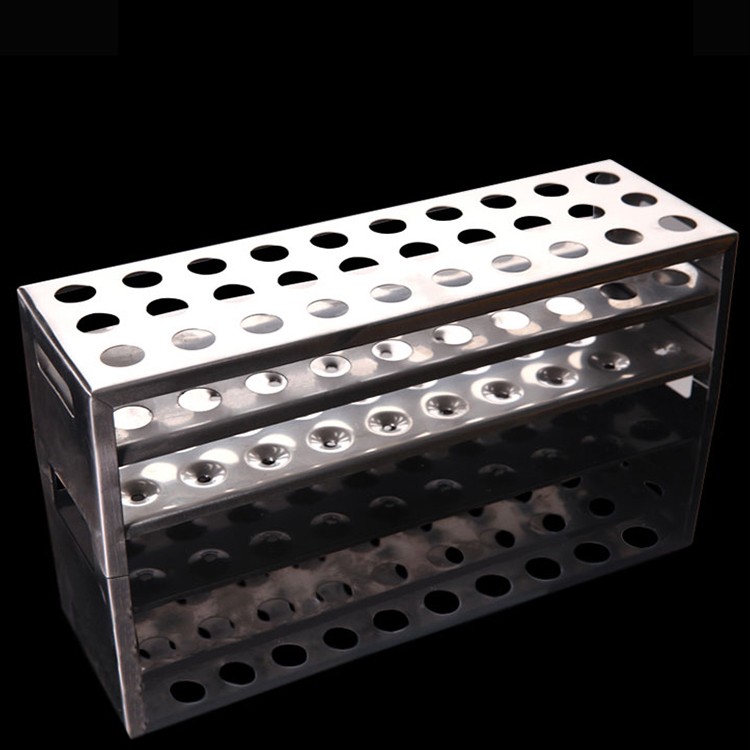 Stainless Steel Three-layer Round Hole Test Tube Rack