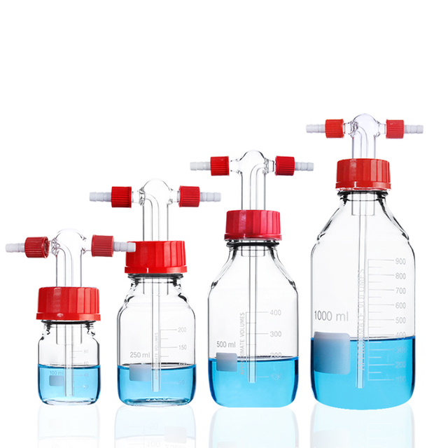 Gas wash bottle