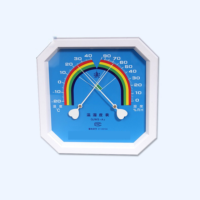 Octagonal Thermometer And Hygrometer